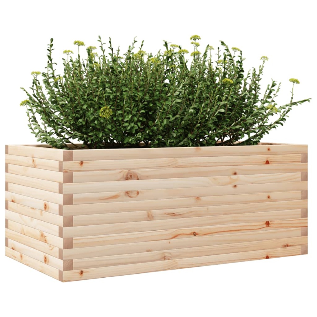 vidaXL Ζαρντινιέρα Κήπου 110x60x45,5 εκ από Μασίφ Ξύλο Πεύκου