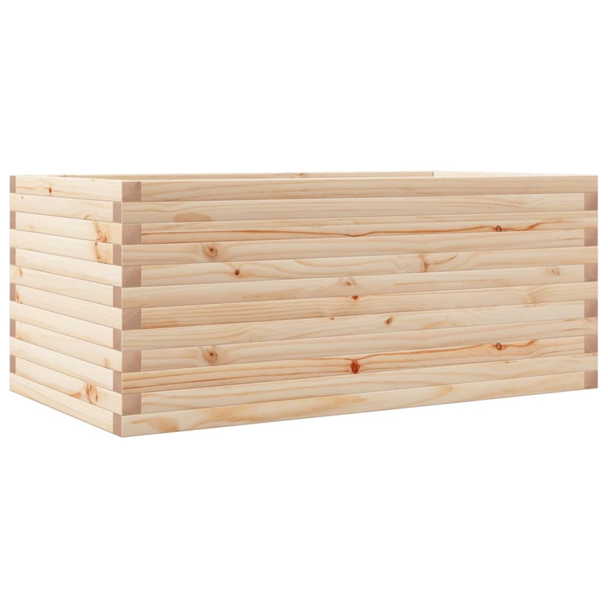 vidaXL Ζαρντινιέρα Κήπου 110x60x45,5 εκ από Μασίφ Ξύλο Πεύκου