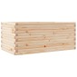 vidaXL Ζαρντινιέρα Κήπου 110x60x45,5 εκ από Μασίφ Ξύλο Πεύκου