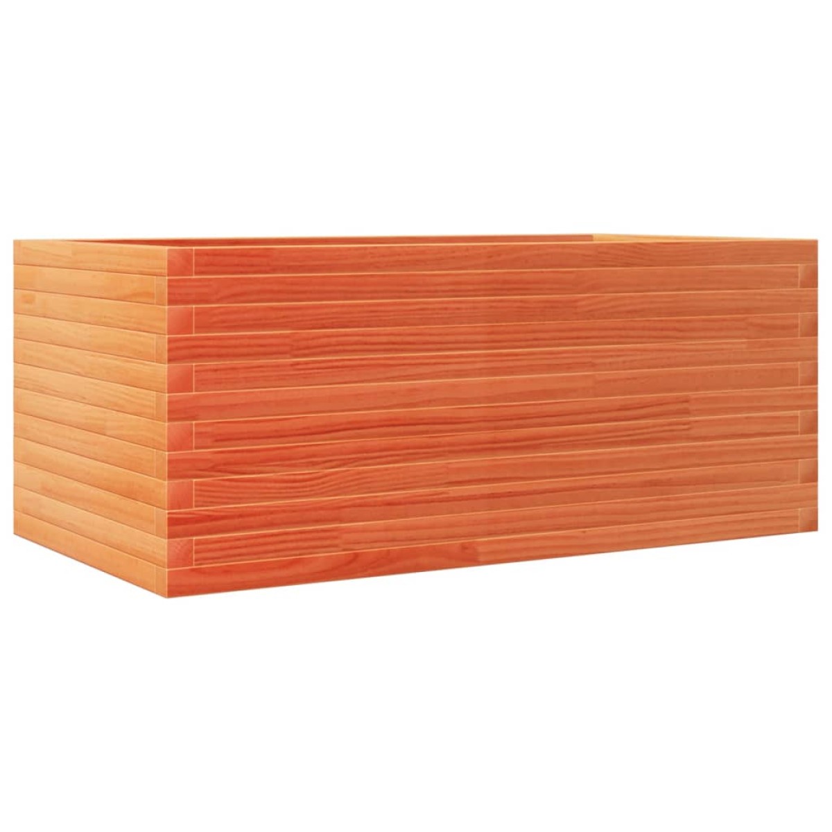 vidaXL Ζαρντινιέρα Καφέ Κεριού 110x60x45,5 εκ. από Μασίφ Ξύλο Πεύκου