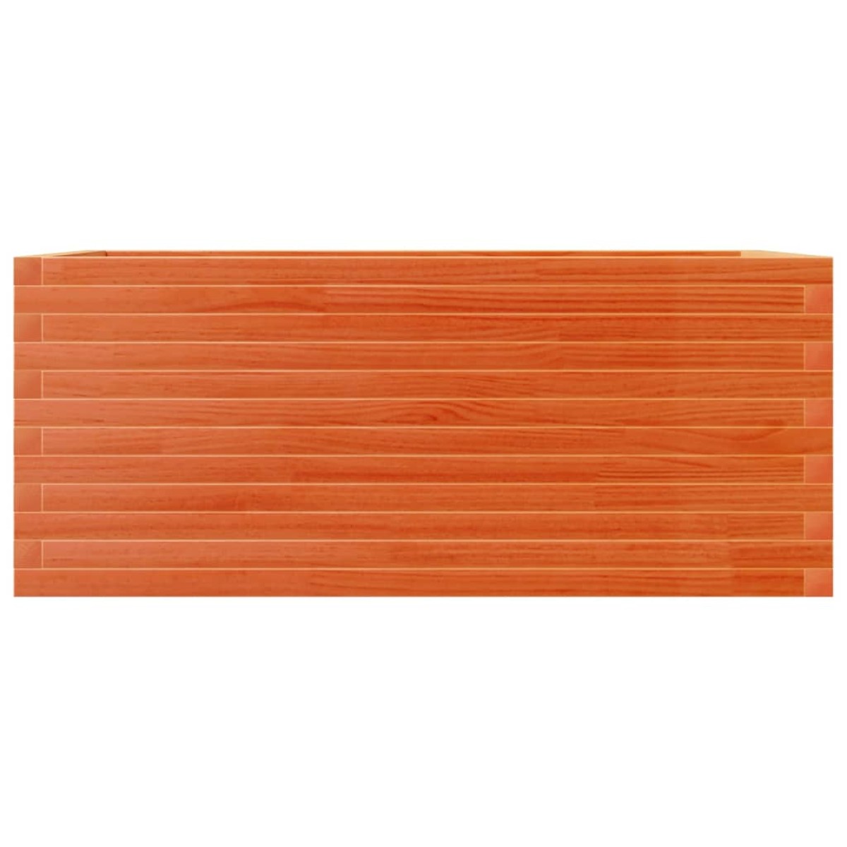 vidaXL Ζαρντινιέρα Καφέ Κεριού 110x60x45,5 εκ. από Μασίφ Ξύλο Πεύκου
