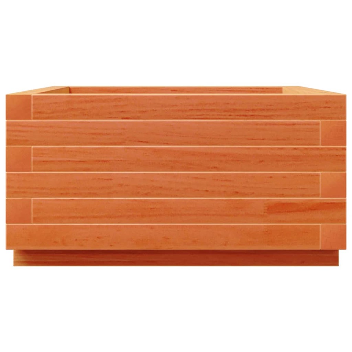 vidaXL Ζαρντινιέρα Καφέ Κεριού 50x50x26,5 εκ. από Μασίφ Ξύλο Πεύκου