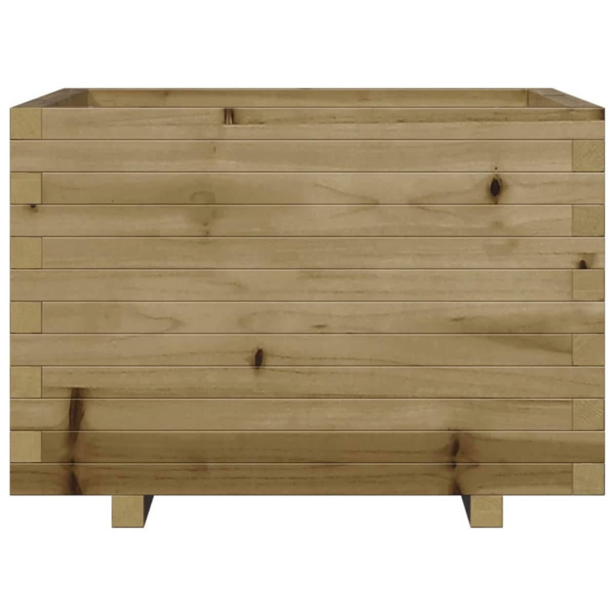 vidaXL Ζαρντινιέρα Κήπου 70x70x49,5 εκ. από Εμποτισμένο Ξύλο Πεύκου