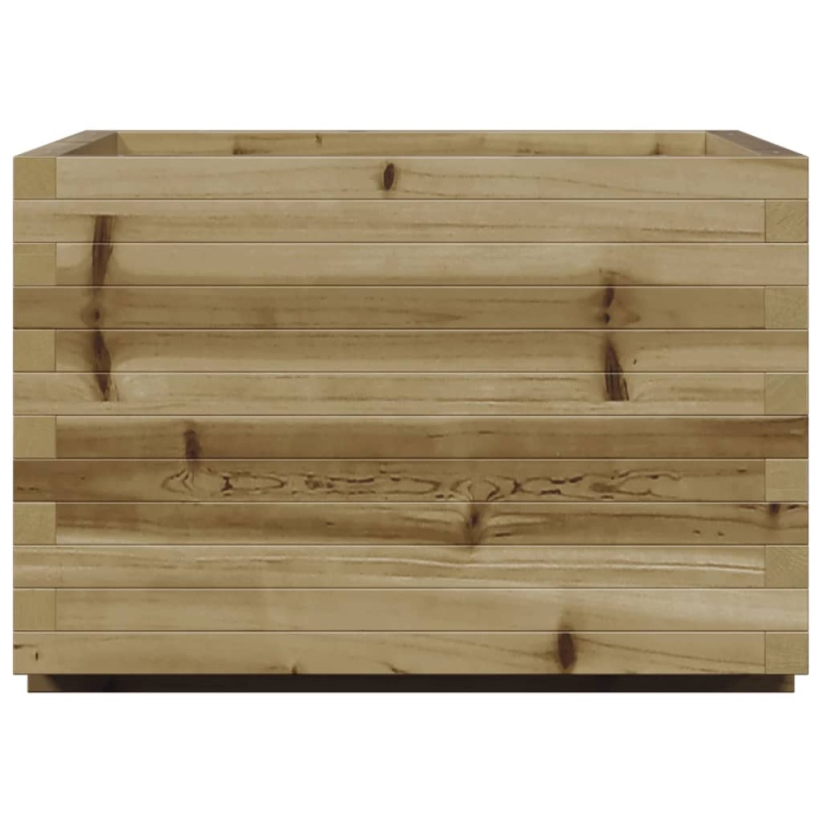 vidaXL Ζαρντινιέρα Κήπου 70x70x49,5 εκ. από Εμποτισμένο Ξύλο Πεύκου