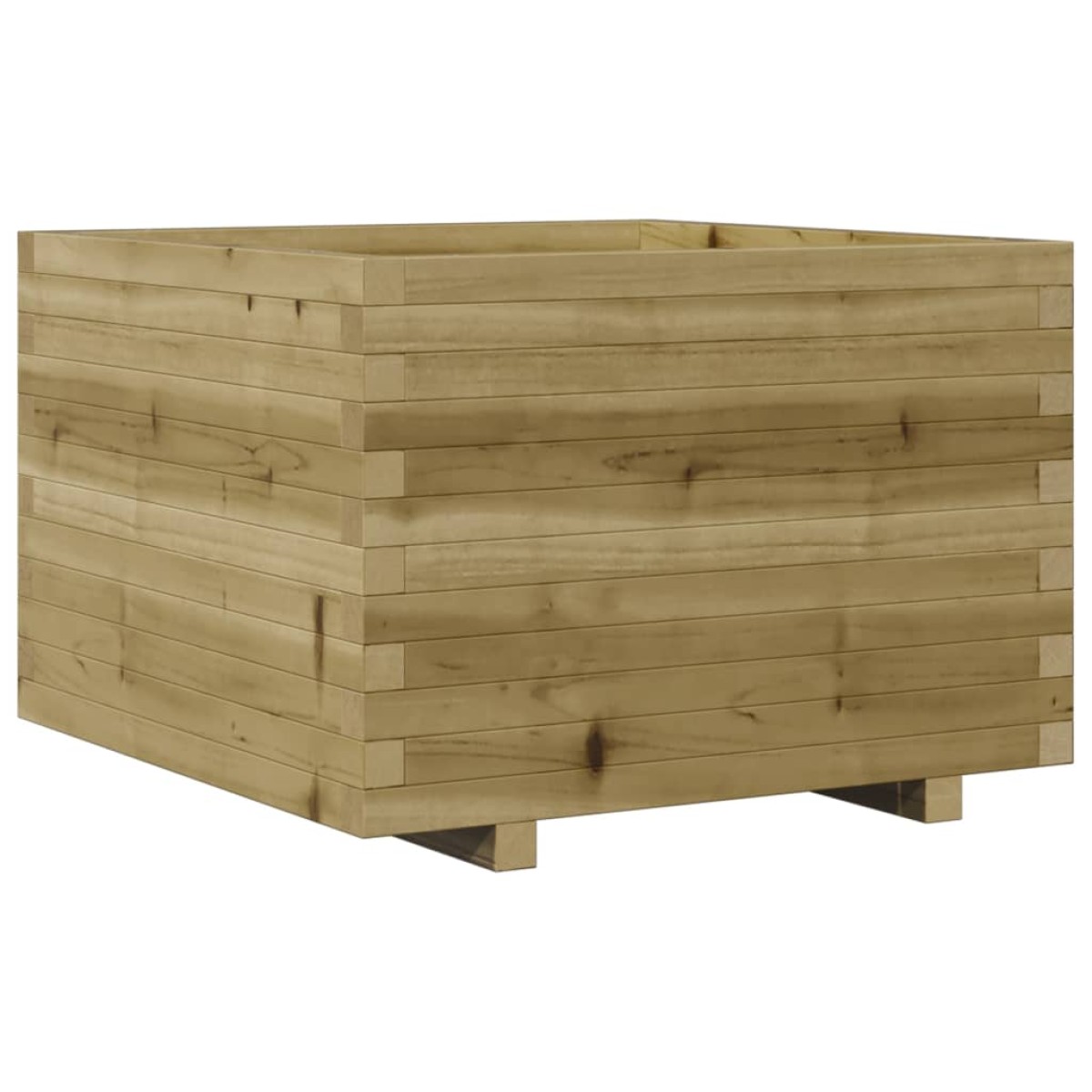 vidaXL Ζαρντινιέρα Κήπου 70x70x49,5 εκ. από Εμποτισμένο Ξύλο Πεύκου