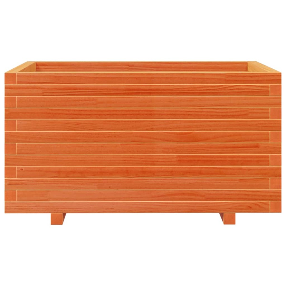 vidaXL Ζαρντινιέρα Καφέ Κεριού 90x60x49,5 εκ. από Μασίφ Ξύλο Πεύκου