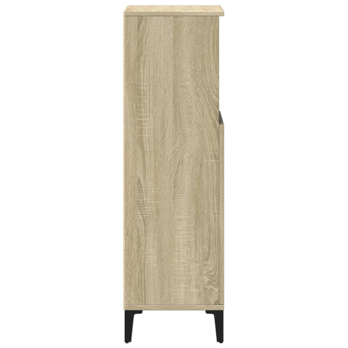 vidaXL Ντουλάπι Μπάνιου Sonoma Δρυς 30x30x100 εκ. Επεξεργασμένο Ξύλο