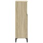 vidaXL Ντουλάπι Μπάνιου Sonoma Δρυς 30x30x100 εκ. Επεξεργασμένο Ξύλο