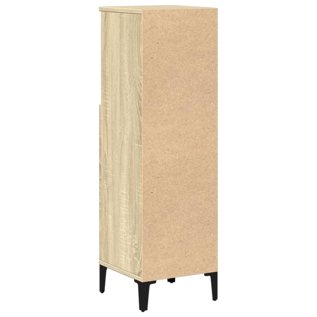 vidaXL Ντουλάπι Μπάνιου Sonoma Δρυς 30x30x100 εκ. Επεξεργασμένο Ξύλο