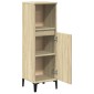 vidaXL Ντουλάπι Μπάνιου Sonoma Δρυς 30x30x100 εκ. Επεξεργασμένο Ξύλο