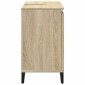 vidaXL Ντουλάπι Μπάνιου Sonoma Δρυς 65x33x60 εκ. Επεξεργασμένο Ξύλο