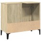vidaXL Ντουλάπι Μπάνιου Sonoma Δρυς 65x33x60 εκ. Επεξεργασμένο Ξύλο