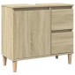 vidaXL Ντουλάπι Μπάνιου Sonoma Δρυς 65x33x60 εκ. Επεξεργασμένο Ξύλο