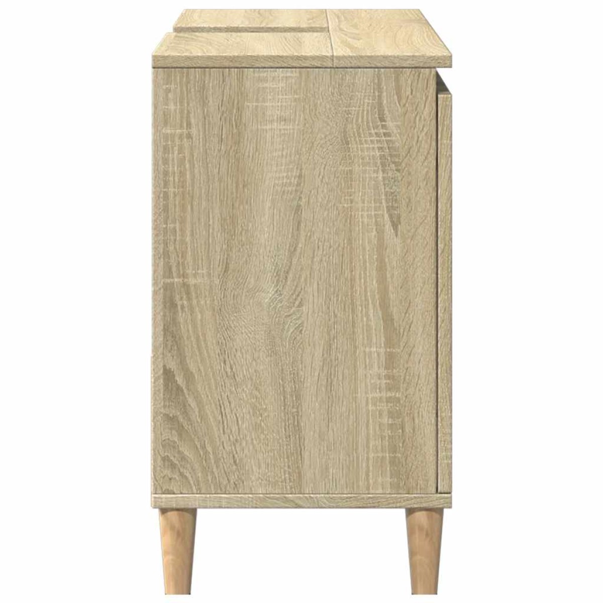 vidaXL Ντουλάπι Μπάνιου Sonoma Δρυς 65x33x60 εκ. Επεξεργασμένο Ξύλο