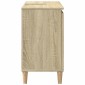 vidaXL Ντουλάπι Μπάνιου Sonoma Δρυς 65x33x60 εκ. Επεξεργασμένο Ξύλο