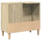 vidaXL Ντουλάπι Μπάνιου Sonoma Δρυς 65x33x60 εκ. Επεξεργασμένο Ξύλο