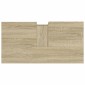 vidaXL Ντουλάπι Μπάνιου Sonoma Δρυς 65x33x60 εκ. Επεξεργασμένο Ξύλο