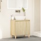 vidaXL Ντουλάπι Νιπτήρα Sonoma Δρυς 58x33x60 εκ. Επεξεργασμένο Ξύλο