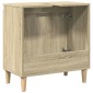 vidaXL Ντουλάπι Νιπτήρα Sonoma Δρυς 58x33x60 εκ. Επεξεργασμένο Ξύλο