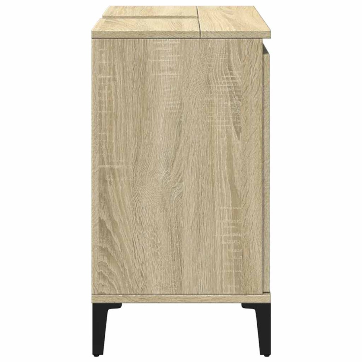 vidaXL Ντουλάπι Νιπτήρα Sonoma Δρυς 58x33x60 εκ. Επεξεργασμένο Ξύλο