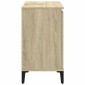 vidaXL Ντουλάπι Νιπτήρα Sonoma Δρυς 58x33x60 εκ. Επεξεργασμένο Ξύλο
