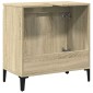 vidaXL Ντουλάπι Νιπτήρα Sonoma Δρυς 58x33x60 εκ. Επεξεργασμένο Ξύλο