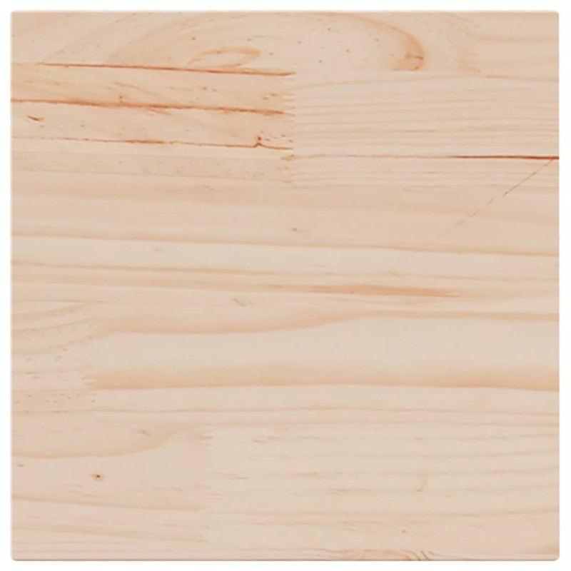 vidaXL Επιφάνεια Τραπεζιού Τετράγωνη 40x40x1,7 εκ. Μασίφ Ξύλο Πεύκου