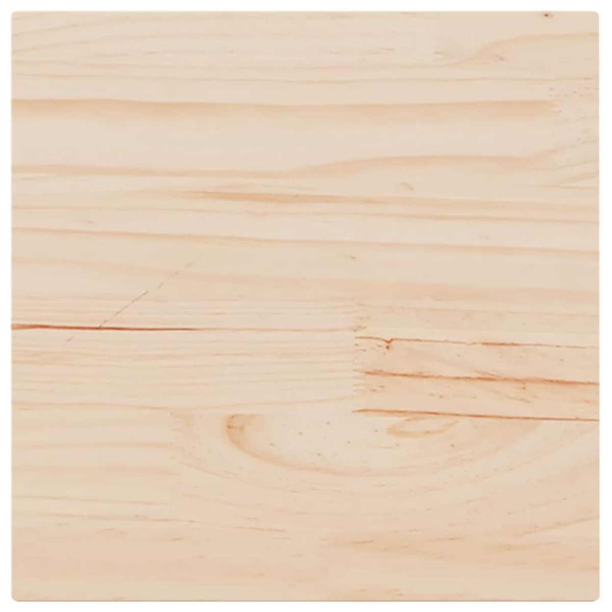 vidaXL Επιφάνεια Τραπεζιού Τετράγωνη 50x50x1,7 εκ. Μασίφ Ξύλο Πεύκου