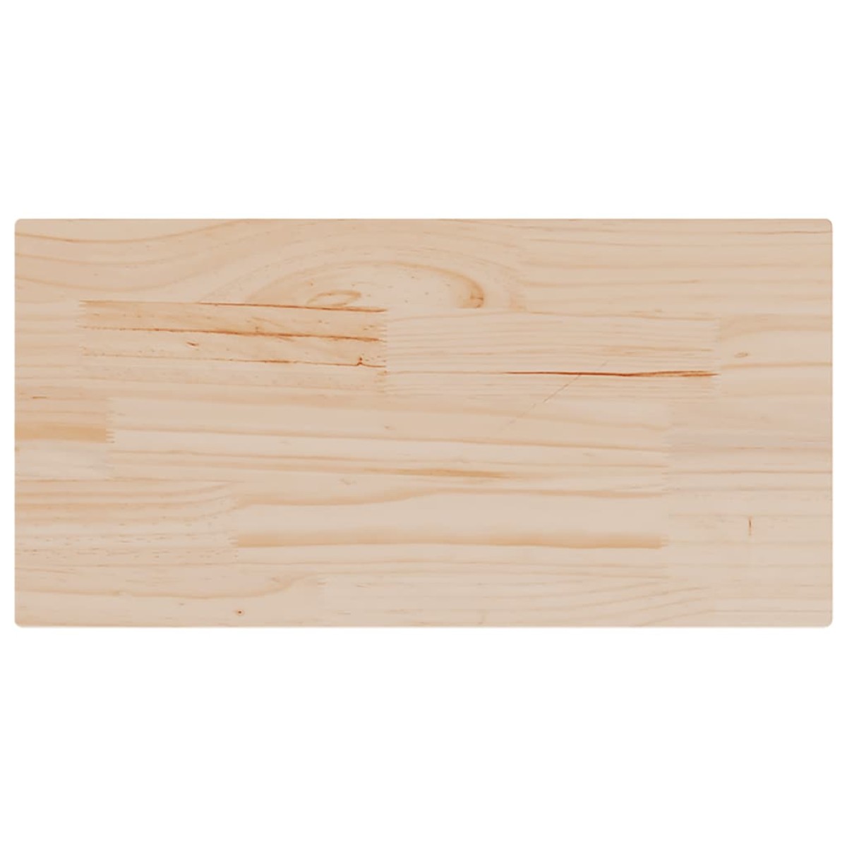 vidaXL Επιφάνειες Τραπεζιού Ορθογώνιες 2 τεμ. 60x30x1,7 εκ Μασίφ Πεύκο