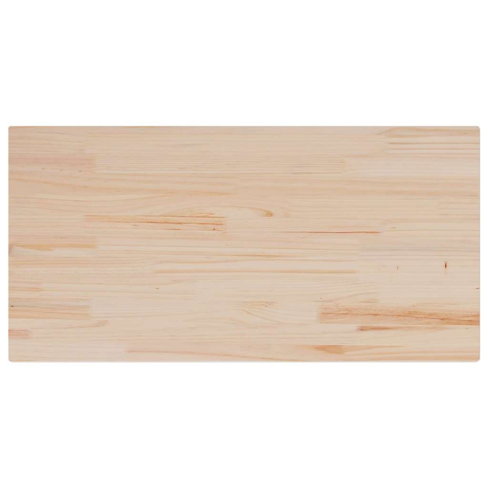 vidaXL Επιφάνεια Τραπεζιού Ορθογώνια 100x50x1,7 εκ. Μασίφ Ξύλο Πεύκου
