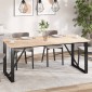 vidaXL Επιφάνειες Τραπεζιού Ορθογώνιες 4 τεμ. 90x45x1,7 εκ Μασίφ Πεύκο