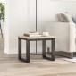 vidaXL Επιφάνεια Τραπεζιού Τετράγωνη 50x50x2,5 εκ. Μασίφ Ξύλο Πεύκου