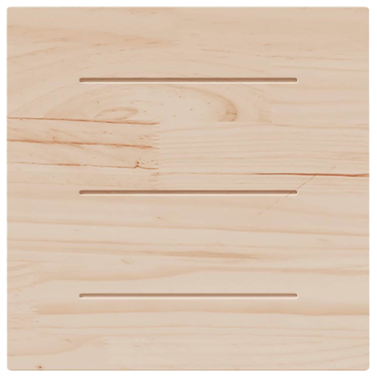 vidaXL Επιφάνεια Τραπεζιού Τετράγωνη 50x50x2,5 εκ. Μασίφ Ξύλο Πεύκου