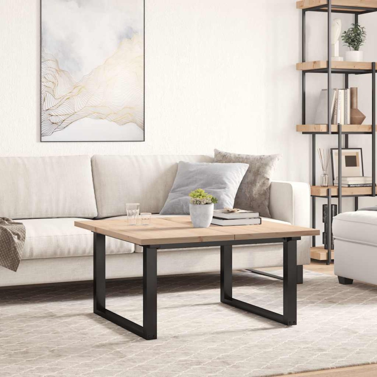 vidaXL Επιφάνειες Τραπεζιού Ορθογώνιες 2 τεμ. 90x45x2,5εκ Μασίφ Πεύκο