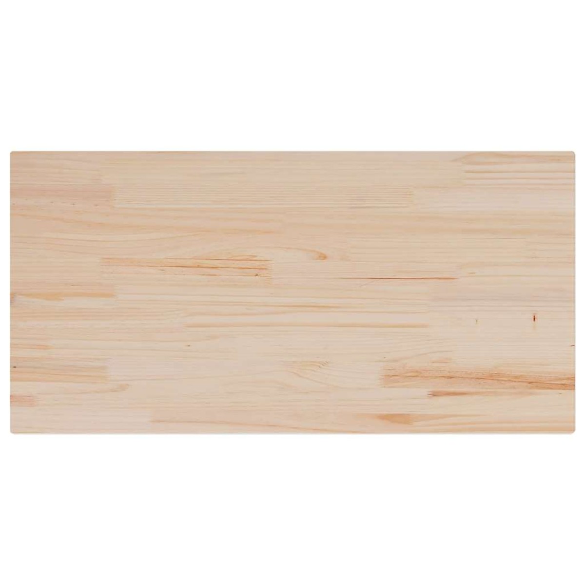 vidaXL Επιφάνεια Τραπεζιού Ορθογώνια 100x50x2,5 εκ. Μασίφ Ξύλο Πεύκο