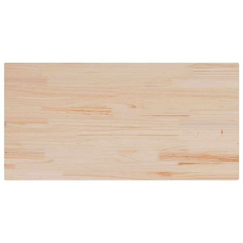 vidaXL Επιφάνεια Τραπεζιού Ορθογώνια 100x50x2,5 εκ. Μασίφ Ξύλο Πεύκο
