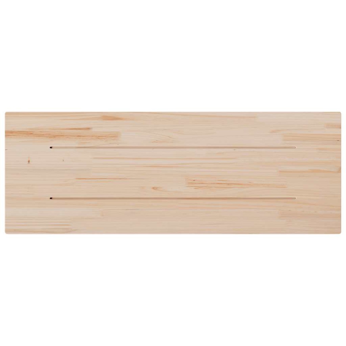 vidaXL Επιφάνεια Τραπεζιού Ορθογώνια 110x40x2,5 εκ. Μασίφ Ξύλο Πεύκο