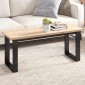 vidaXL Επιφάνεια Τραπεζιού Ορθογώνια 110x40x2,5 εκ. Μασίφ Ξύλο Πεύκο