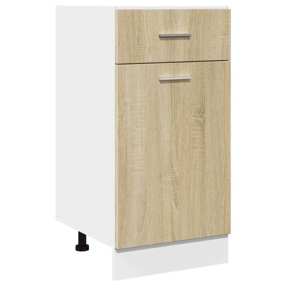 vidaXL Ντουλάπι με Συρτάρια "Lyon" Sonoma Δρυς 40x46x81,5 εκ. από Τεχνητό Ξύλο