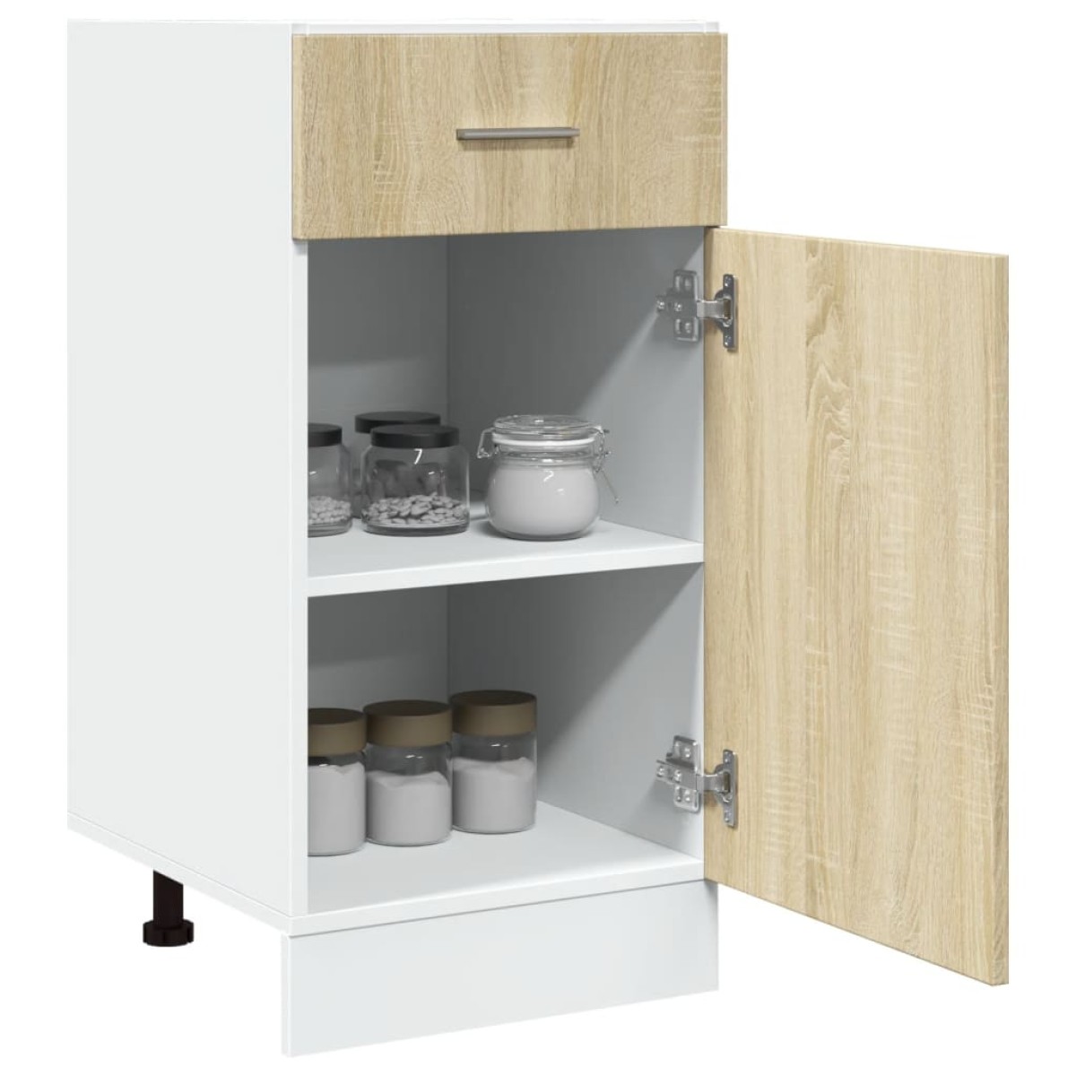 vidaXL Ντουλάπι με Συρτάρια "Lyon" Sonoma Δρυς 40x46x81,5 εκ. από Τεχνητό Ξύλο