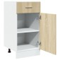 vidaXL Ντουλάπι με Συρτάρια "Lyon" Sonoma Δρυς 40x46x81,5 εκ. από Τεχνητό Ξύλο