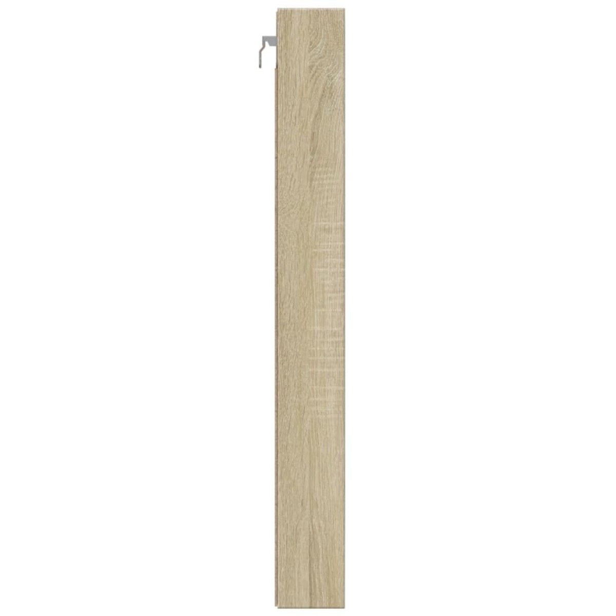 vidaXL Βιτρίνα Χρώμα Sonoma Δρυς 100x8,5x75 εκ. από Επεξεργασμένο Ξύλο