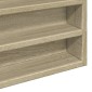 vidaXL Βιτρίνα Χρώμα Sonoma Δρυς 100x8,5x75 εκ. από Επεξεργασμένο Ξύλο