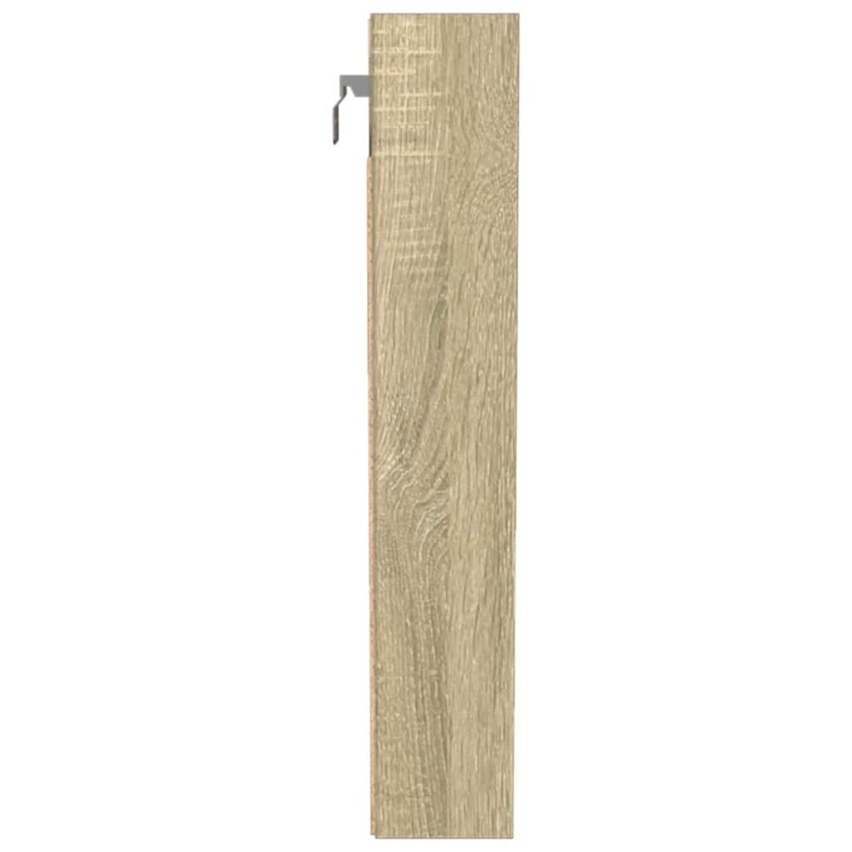 vidaXL Βιτρίνα Χρώμα Sonoma Δρυς 100x8,5x50 εκ. από Επεξεργασμένο Ξύλο