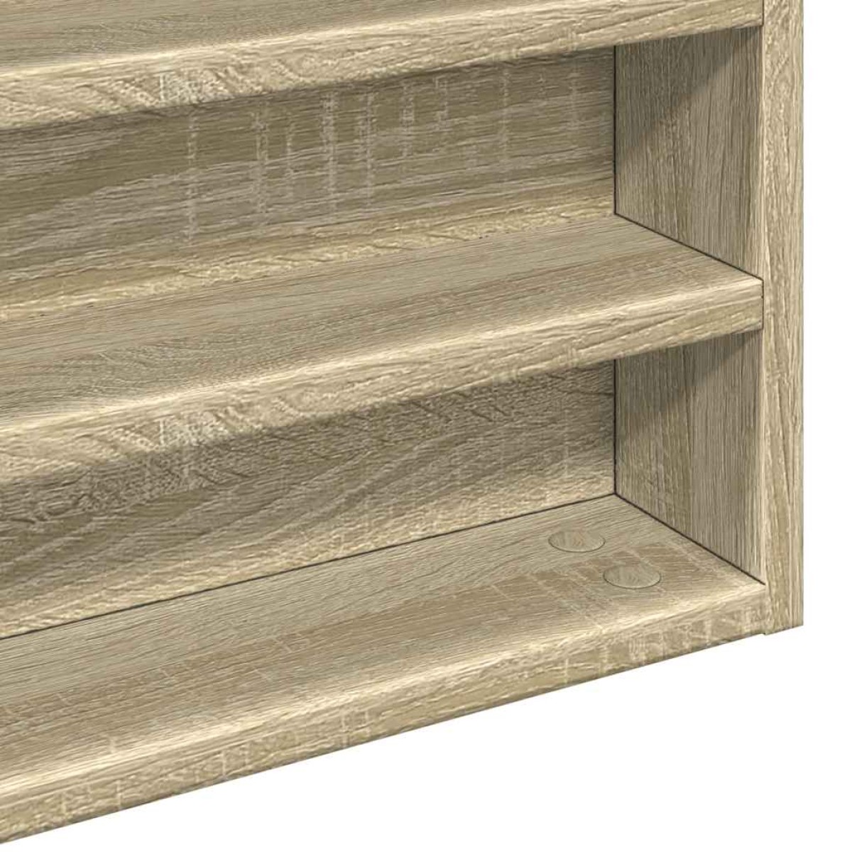 vidaXL Βιτρίνα Χρώμα Sonoma Δρυς 100x8,5x50 εκ. από Επεξεργασμένο Ξύλο
