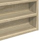 vidaXL Βιτρίνα Χρώμα Sonoma Δρυς 100x8,5x50 εκ. από Επεξεργασμένο Ξύλο