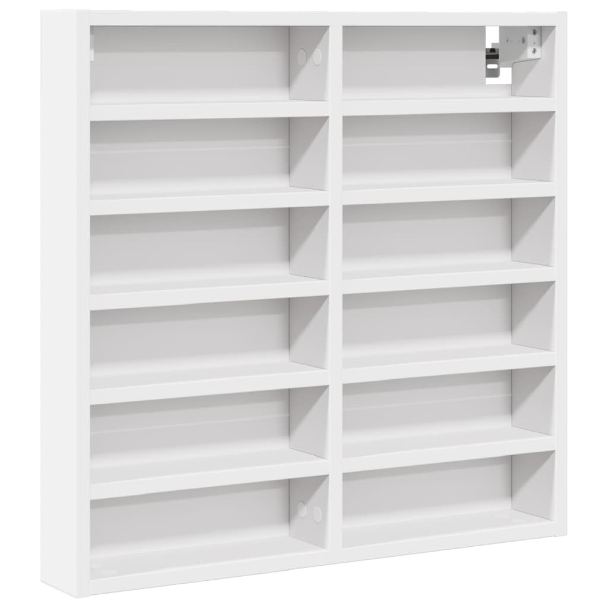 vidaXL Ραφιέρα Λευκή 60 x 8,5 x 58 εκ. από Επεξεργασμένο Ξύλο