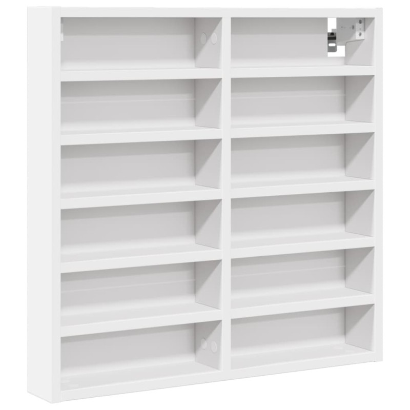 vidaXL Ραφιέρα Λευκή 60 x 8,5 x 58 εκ. από Επεξεργασμένο Ξύλο