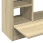 vidaXL Γραφείο Τοίχου Sonoma Δρυς 105x48x75 εκ. από Επεξεργασμένο Ξύλο
