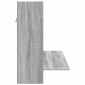 vidaXL Γραφείο Τοίχου Γκρι Sonoma 105x48x75 εκ. από Επεξεργασμένο Ξύλο